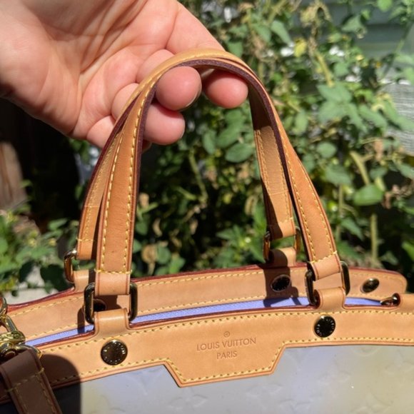 Louis Vuitton purple Brea MM lila monogram Vernis - Picture 3 of 13